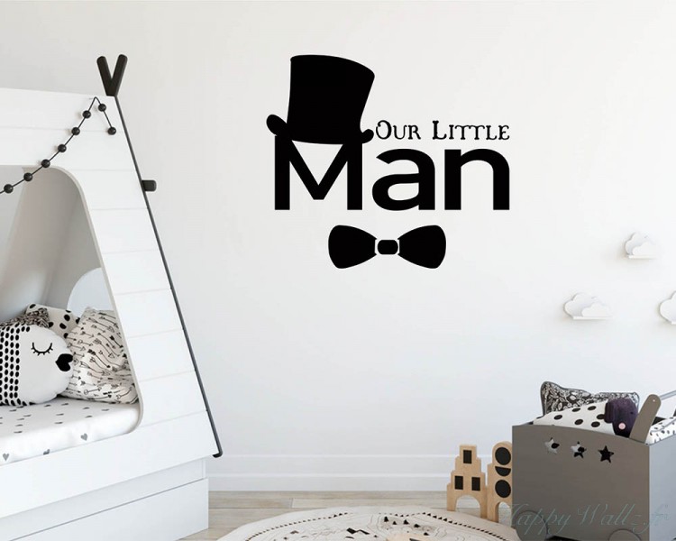 Notre petit homme avec un haut-de-forme et un noeud papillon Notre petit homme avec un haut-de-forme et un noeud papillon